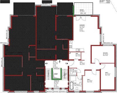 Erstbezug: Geschmackvolle 4-Zimmer-Wohnung mit gehobener Innenausstattung mit Balkon in Hambrücken