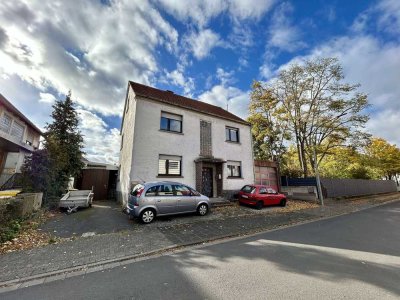 Attraktive Möglichkeit – Wohnhaus mit Werkstatt und vielseitiger Gewerbefläche in Hanau-Klein-Auheim