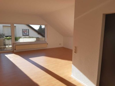 Helle Dachgeschosswohnung mit Melibokusblick