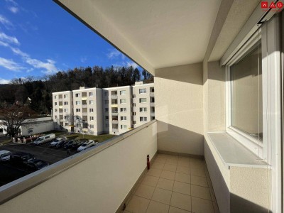 Wohlfühloase in Leoben: Gepflegte 3-Zimmer-Wohnung mit sonniger Loggia und neuem Bad!