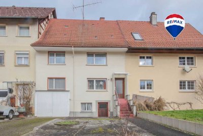 Sanierungsbedürftiges Reihenmittelhaus mit Ausbaumöglichkeiten in Grießen