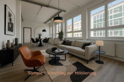 Loft - Atelier - Wohnung in cooler Umgebung in der Wunnensteinstr. im Osten