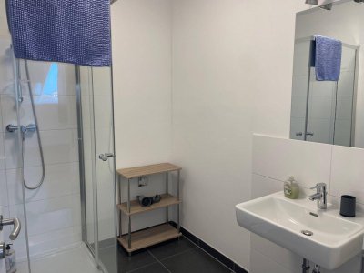 Neubau-Apartment mit Loggia in repräsentativen Gründerzeithaus