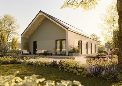 Der Bungalow, der mehr als ebenerdig ist in Marlishausen