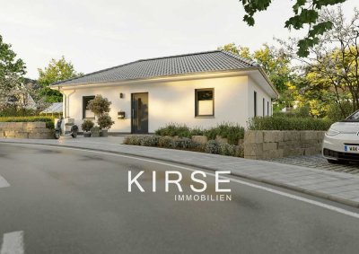 Neubau-Bungalow mit PV-Anlage & Grundstück! Kaufen statt mieten!