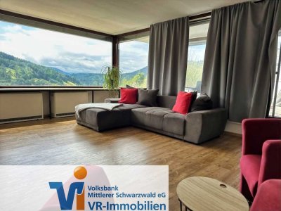 Wohnen mit Weitblick – Modernisierte Eigentumswohnung mit Südterrasse in Alpirsbach!