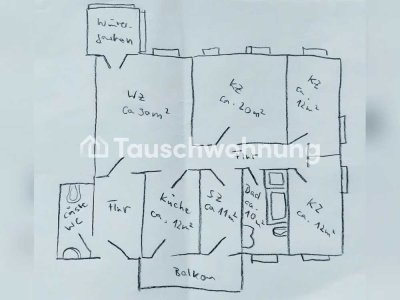 Tauschwohnung: Große 5-Raum Whg. in Leipzig Zentrum/Ost - per Mail melden