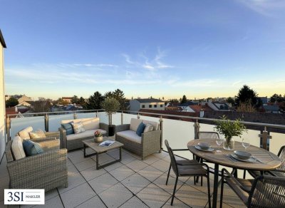 Ihr Rückzugsort über den Dächern Stammersdorfs – 2 Terrassen, Weitblick &amp; Ruhe