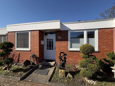Besonderes Atriumhaus in Marienwerder Kamin, moderner Komfort & Gartenhof