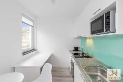 Pauschale Vermietung! Premium Studio! Modern und vollmöbliert: All-inclusive + Internet