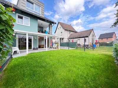 �Modern. Offen. Geborgen. Neuwertige 2-Zi. Erdgeschosswohnung mit Terrasse & Garten in Niederkassel