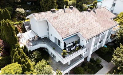 Exklusive Penthouse-Maisonette mit traumhafter Aussicht und Garten am Spitalberg in Klagenfurt