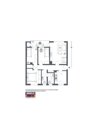 4-Zimmer-Wohnung in Lüttringhausen frei.