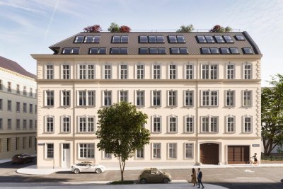 Rose Nine: Traumhafte 4-Zimmer-Altbau-Wohnung mit Außenfläche