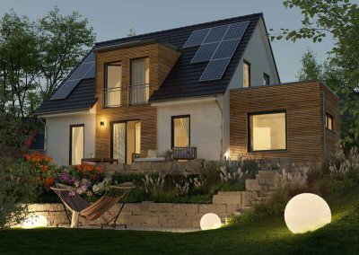 Bauen mit Town & Country Haus - Ihr Traumhaus Flair 125 energieeffizient und nachhaltig
