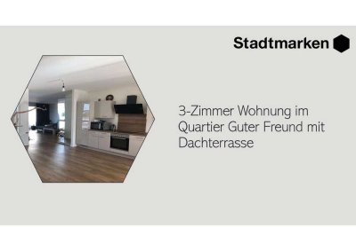 3-Zimmer-Wohnung im Quartier Guter Freund mit Dachterrasse