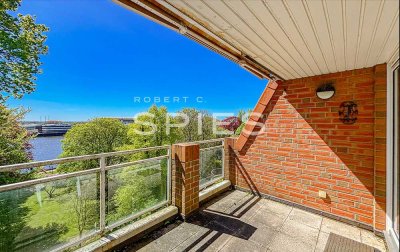 Wohnen mit Weserblick, 3-Zimmer-Wohnung mit Fahrstuhl und Tiefgaragenplatz in Toplage!