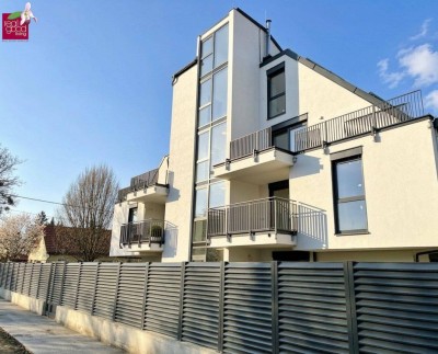 Erstbezug | Moderne 3-Zimmer Wohnung 59 m² | Terrasse &amp; Balkon | Nähe Lobau &amp; Mühlwasser | 1220 Wien