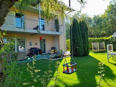 Tolle Familienwohnung 3,5 Zi. nahe Erding und doch im Grünen