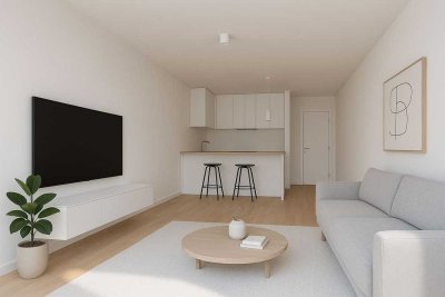 Charmante, neu renovierte Gartenwohnung mit 55㎡ Wohnfläche in München-Freimann - ab sofort!