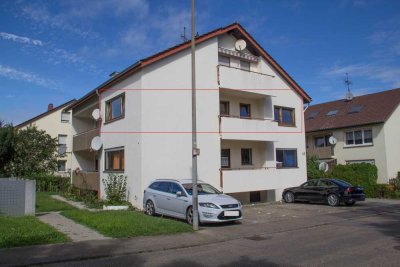 Helle 2-Zimmer-Wohnung mit Balkon und Autostellplatz in Tamm