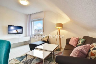 MÖBLIERT - IDYLLE in MÖHRINGEN - Sonnige Wohnung mit zwei Schlafzimmern