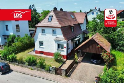Zwei auf einen Streich! Doppelhaus mit flexibler Nutzung zentral in Feucht!