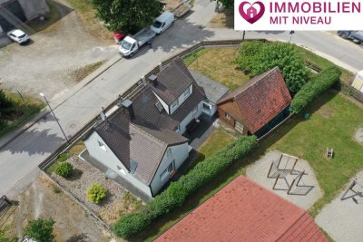 Volltreffer! Die Suche hat sich gelohnt! Einfamilienhaus mit Garten u. Garage in Lauingen-Faimingen!