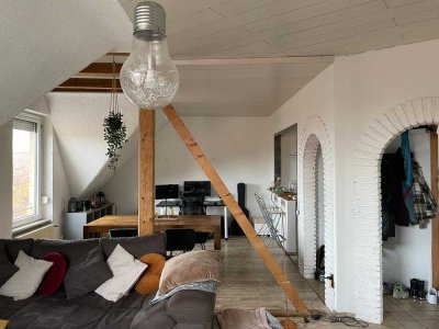 Individuelle Maisonette-Wohnung, offene Bauweise,  in Mannheim-Neckarau (ohne Balkon)