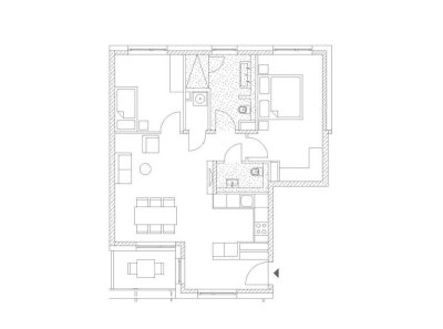 Erstbezug luxuriöse 3-Zimmer Wohnung in Gated Community in Unterbilk