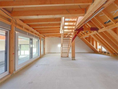 Moderne Wohnlandschaft mit Panorama-Dachterrasse nach Viktoria-Luise-Platz