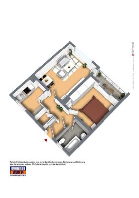 2-Zimmer-Wohnung in Lüttringhausen mit Balkon frei