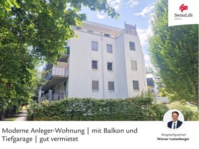 Moderne Anleger-Wohnung | mit Balkon und Tiefgarage | gut vermietet