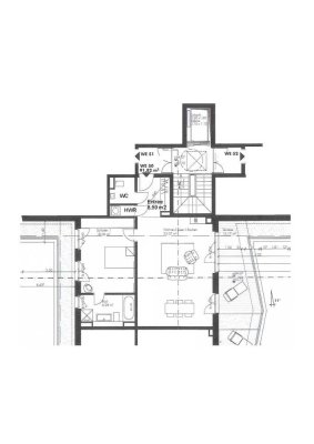 Exklusives möbliertes Penthouse mit 2 Zimmern und Balkon in Berlin-Pankow (zentrale Lage)