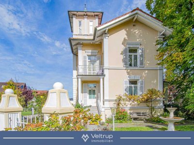 REPRÄSENTATIVES ARBEITEN, STILVOLLES WOHNEN – VILLA MIT GESCHICHTE IM HERZEN VON DIESSEN AM AMMERSEE