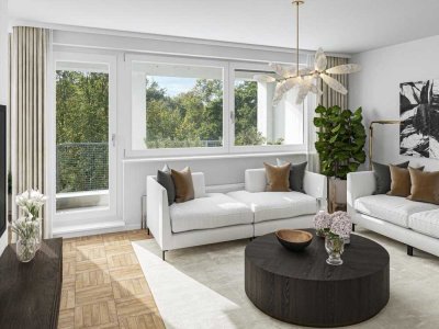 provisionsfrei: vermietete 4-Zimmerwohnung