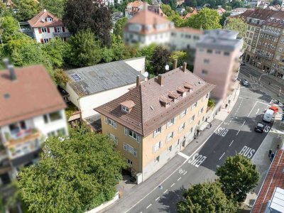 Seltene Gelegenheit im Stuttgarter Westen: Wohn- und Gewerbehaus mit Entwicklungspotenzial