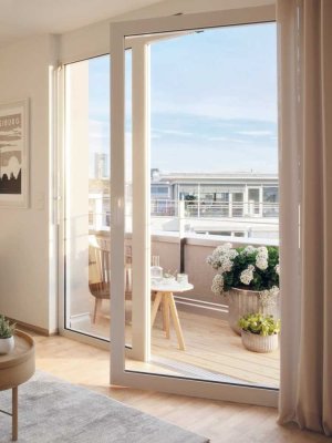 2-Zimmer-Penthouse-Wohnung mit Balkon und EBK im Herzen von Freiburg