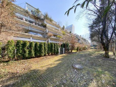 Gepflegtes Apartment mit Dachterrasse in Westausrichtung im Olympiadorf!