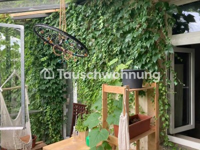Tauschwohnung: Hinterhaus Äußere Neustadt - 3-Raum-Wohnung mit Wintergarten