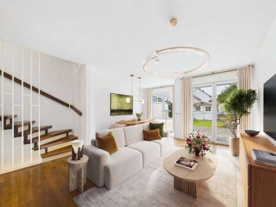 SITULI: Mehr Leben auf vier Etagen – Stilvolles Reihenhaus mit Gartenidylle, sofort frei