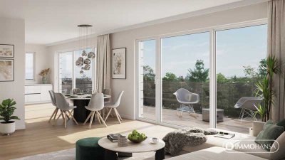 Exklusives Penthouse mit Waldblick auf über 128 m² - Grundriss selbst mit gestalten!