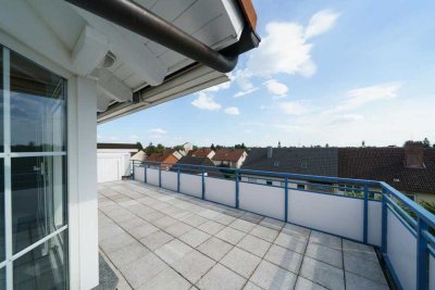 Ein Traum von Eigenheim! Penthouse mit Dachterrasse und wunderbarem Rundblick.
