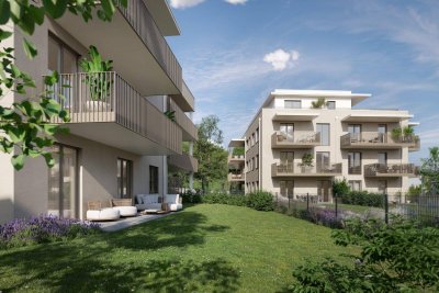 Urban &amp; Grün: Exklusive Neubauwohnung mit 2 Zimmern und Balkon