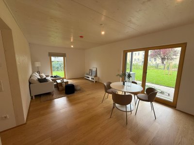 GRÜNE STADTVILLEN - 3 Zimmer mit Eigengarten - Sichtholz in der Wohnung! | Ruhe - Natur - Holz | Provisionsfrei!