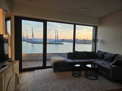 2-Zimmer-Wohnung mit Wasserblick in der Hamburger HafenCity befristet