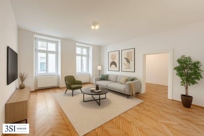 2-Zimmer-Wohnung in ruhiger Innenhoflage am Donaukanal