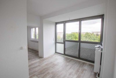 Bezugsfertige 1-Raumwohnung mit zukünftiger Single-Küche, nah zum Weinbergcampus