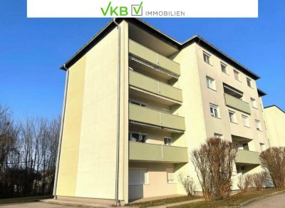Enns: Modern sanierte 3-Zimmer-Wohnung mit Loggia in ruhiger Sackgassenlage