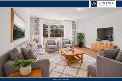 Großzügige, helle 2-Zimmer Wohnung mit sonnigem Balkon und Tiefgaragenstellplatz